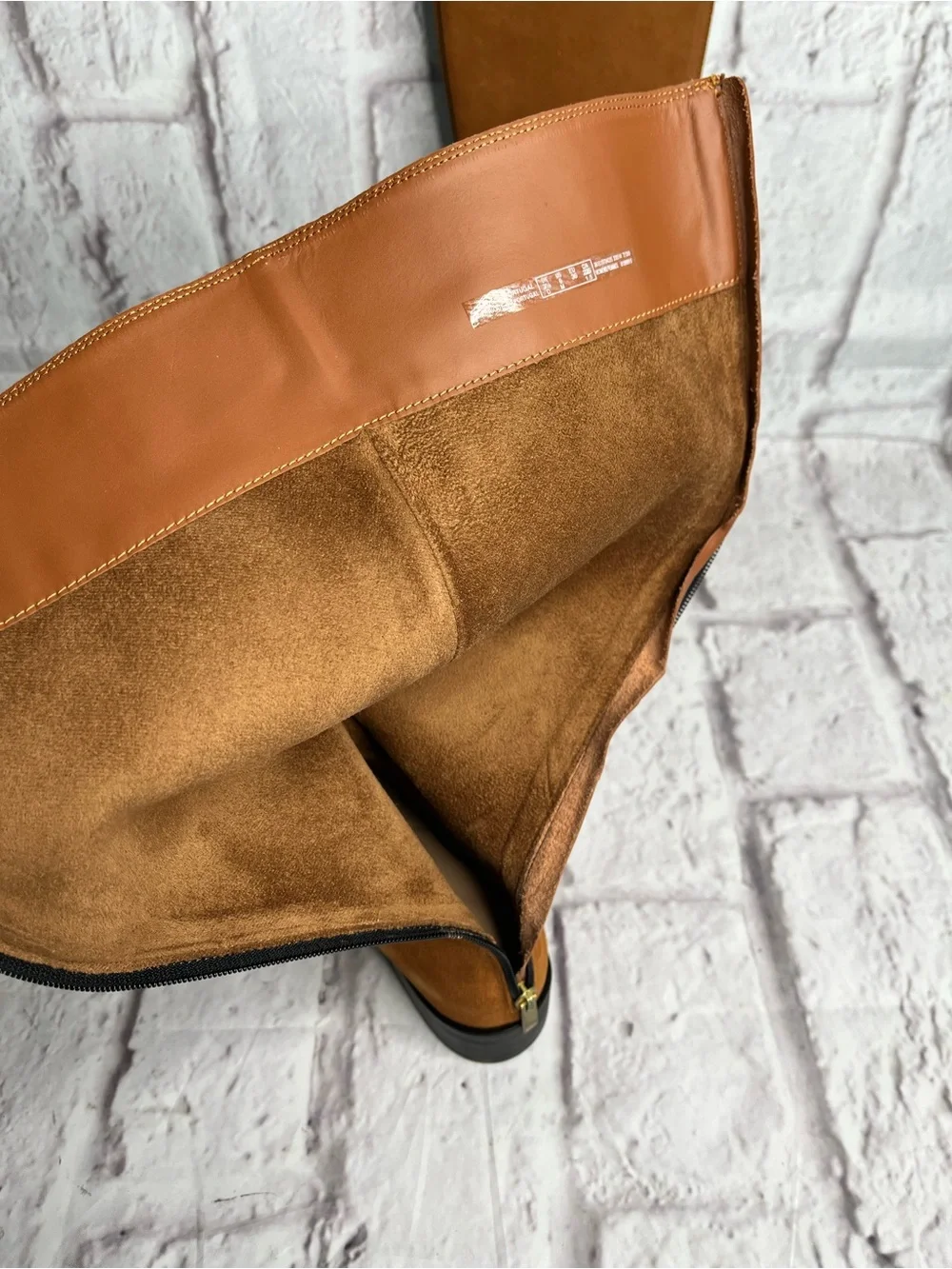 Clarks Pure Ride Dark Tan Suede Women's Knee High Boots size 6 new